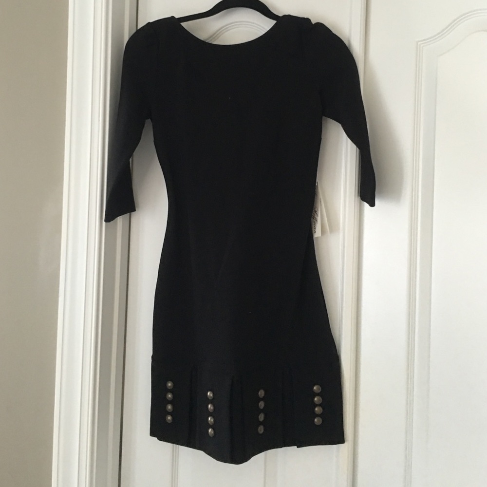 Mara Hoffman fitted flap dress with studs